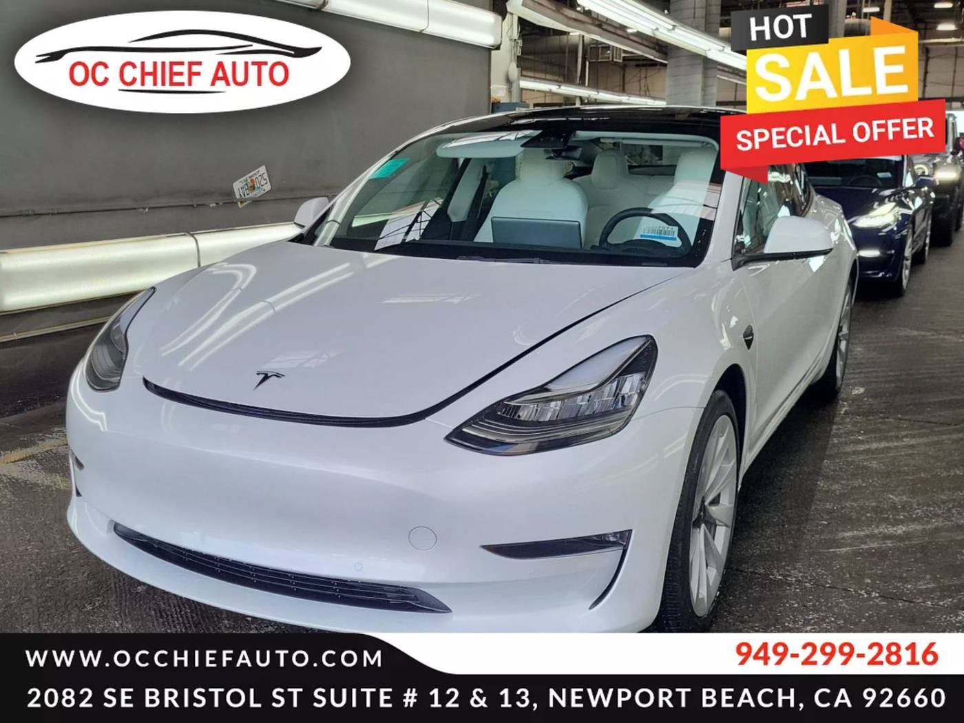 2022 Tesla Model 3 Long Range — Sedan — 16,313 mi — Newport Beach, CA