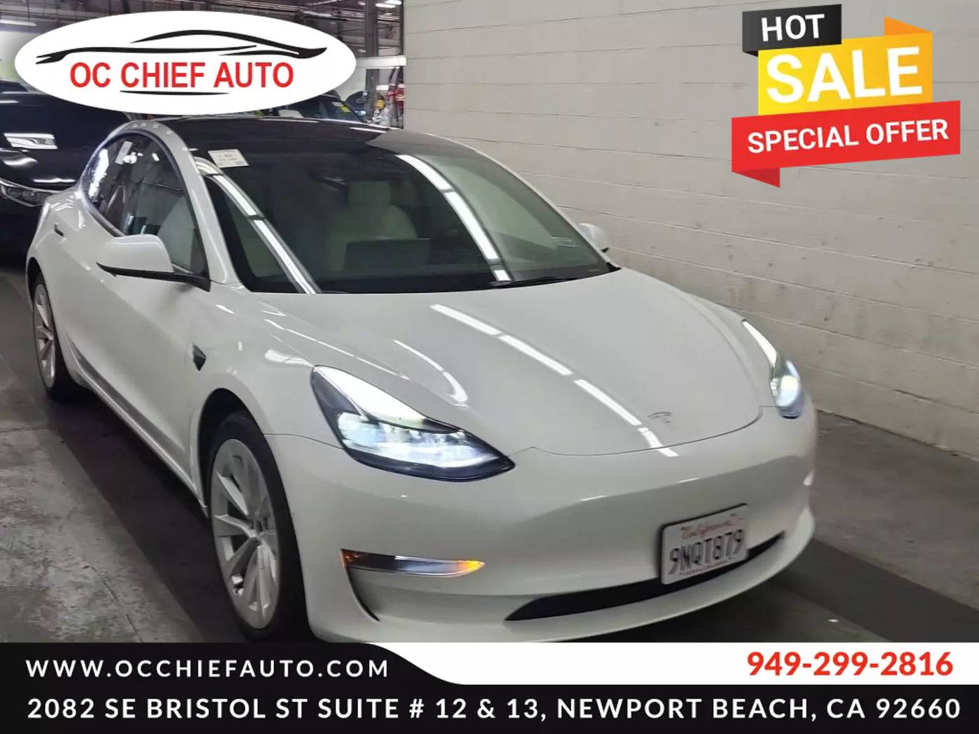2022 Tesla Model 3 Long Range — Sedan — 27,154 mi — Newport Beach, CA
