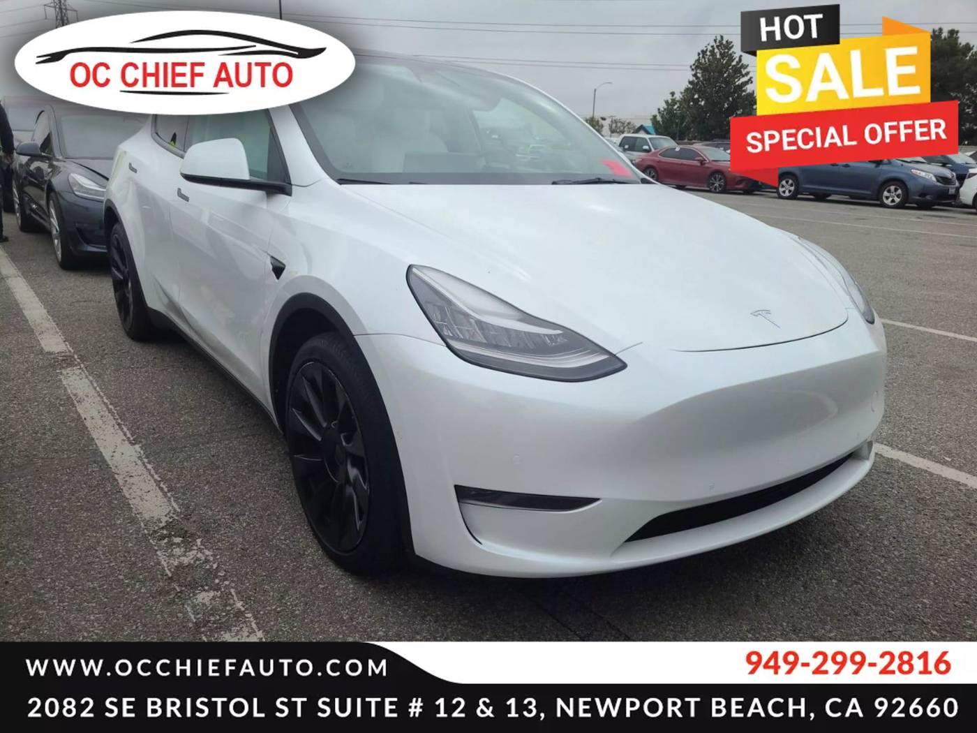 2021 Tesla Model Y Long Range — SUV — 28,640 mi — Newport Beach, CA