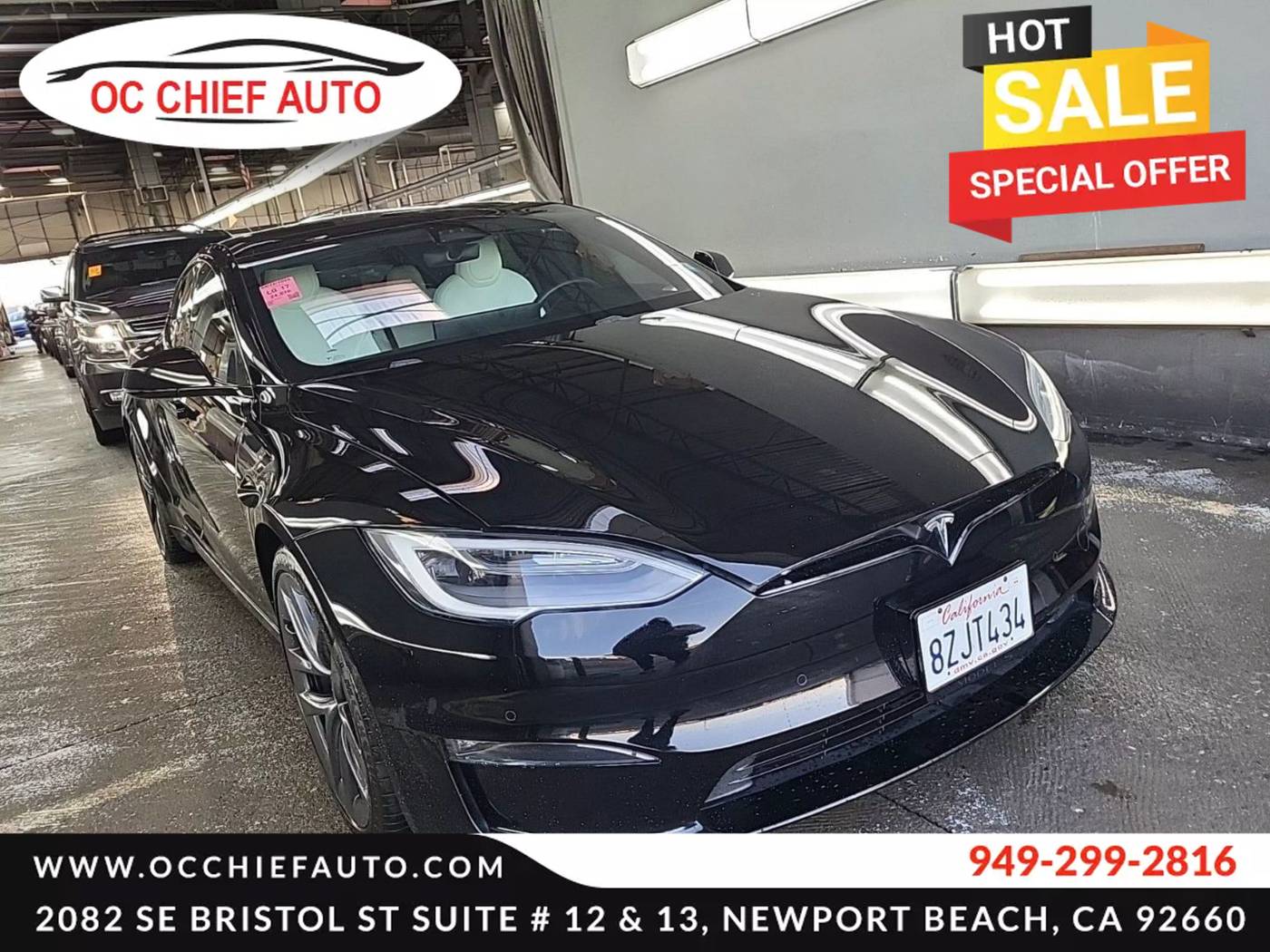 2022 Tesla Model S Long Range — Hatchback — 24,576 mi — Newport Beach, CA