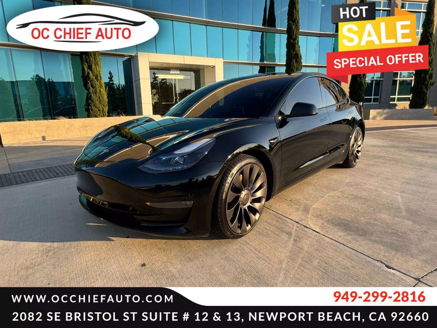 2023 Tesla Model 3 Performance — Sedan — 21,531 mi — Newport Beach, CA