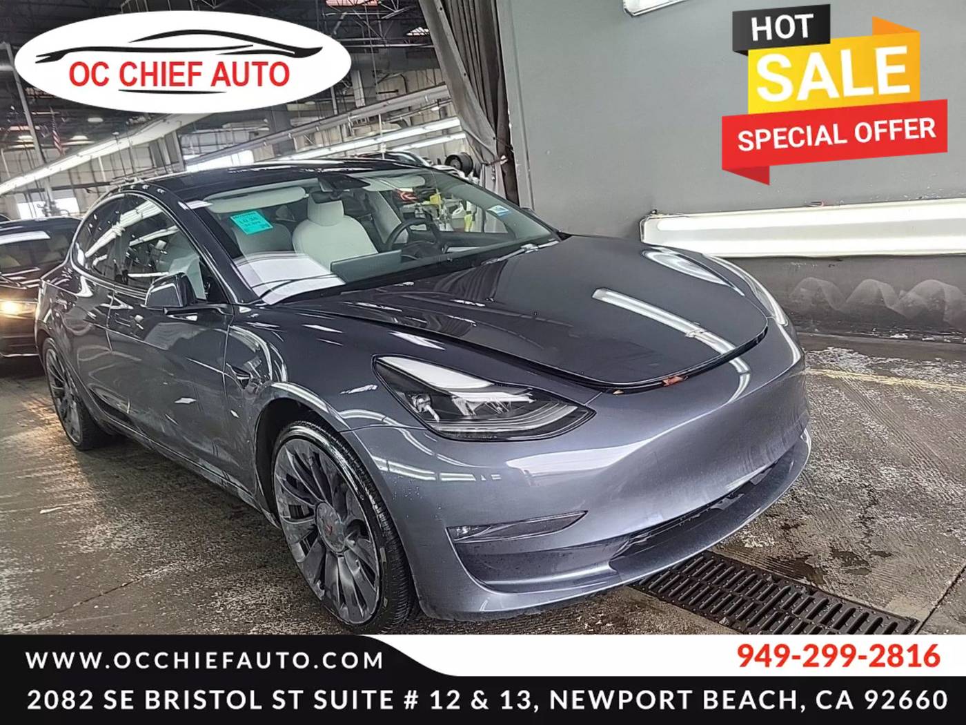2023 Tesla Model 3 Performance — Sedan — 34,928 mi — Newport Beach, CA
