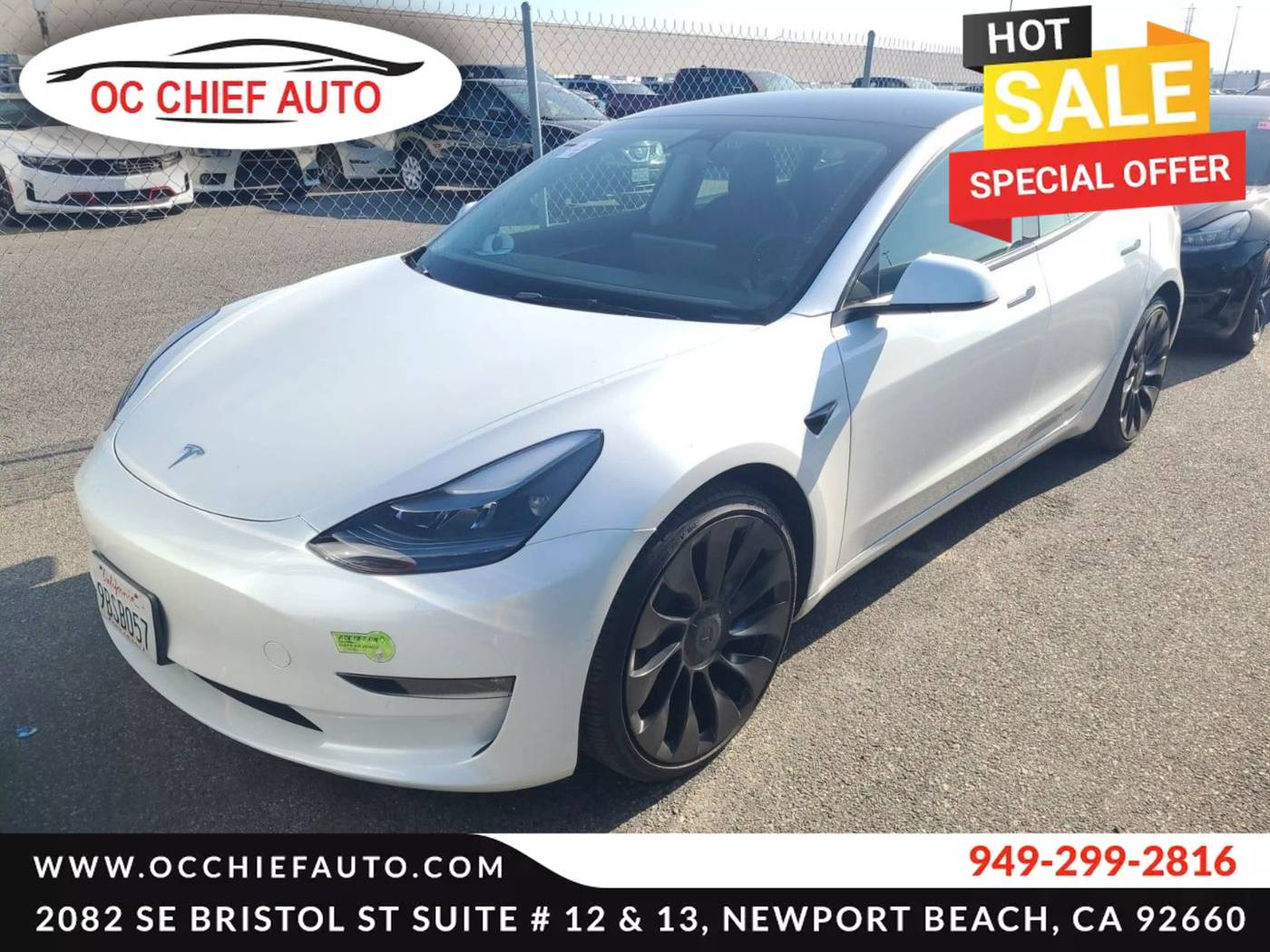 2022 Tesla Model 3 Performance — Sedan — 17,440 mi — Newport Beach, CA