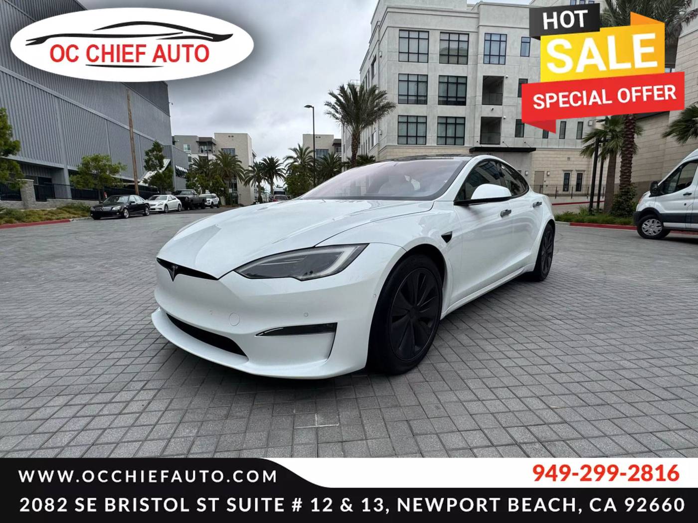 2022 Tesla Model S Long Range — Hatchback — 33,645 mi — Newport Beach, CA