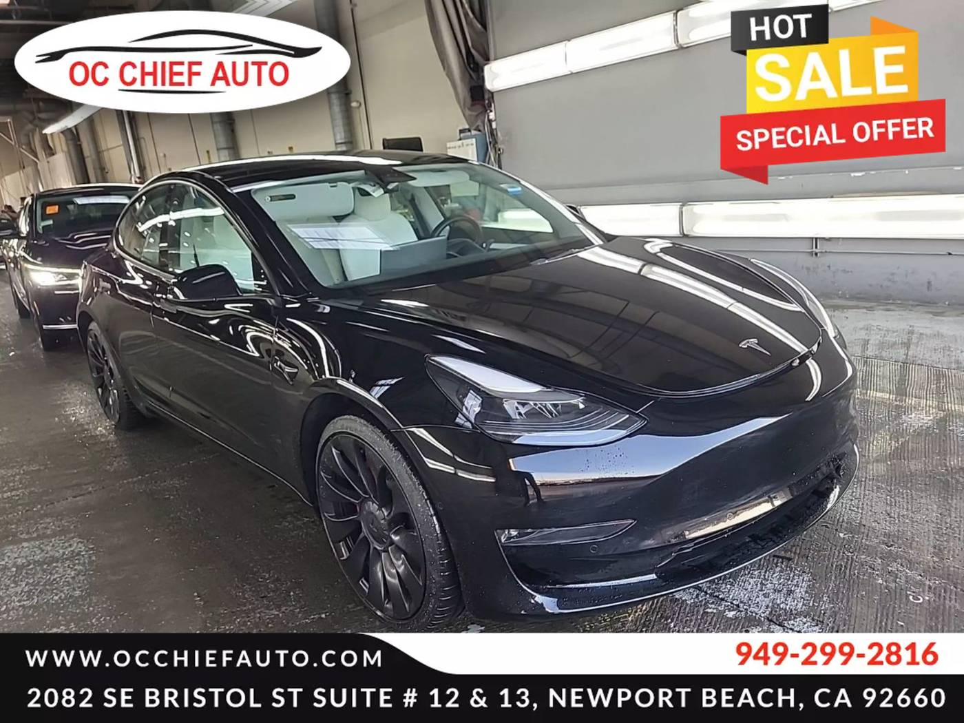 2022 Tesla Model 3 Performance — Sedan — 34,928 mi — Newport Beach, CA