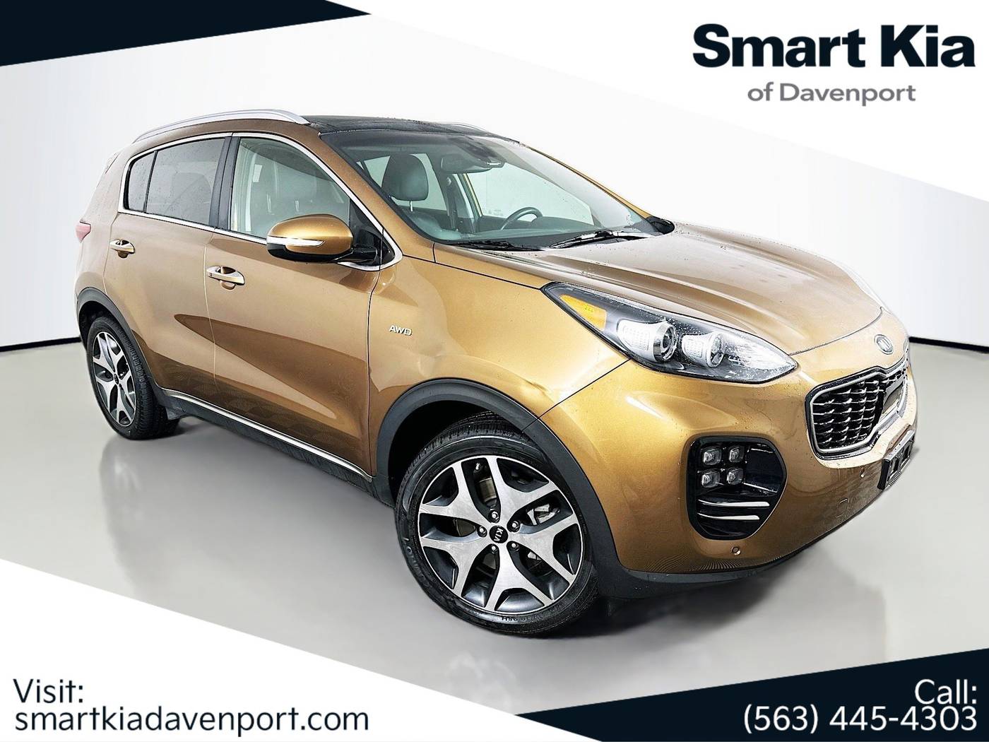 2017 Kia Sportage SX Turbo — SUV — 74,689 mi — Davenport, IA