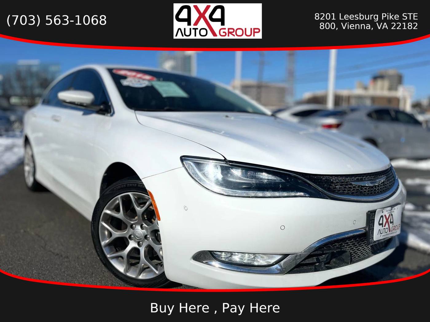2015 Chrysler 200 C — Sedan — 76,157 mi — Vienna, VA