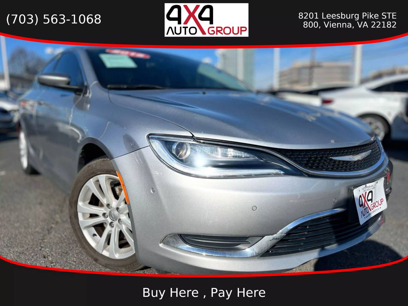 2015 Chrysler 200 Limited — Sedan — 77,823 mi — Vienna, VA