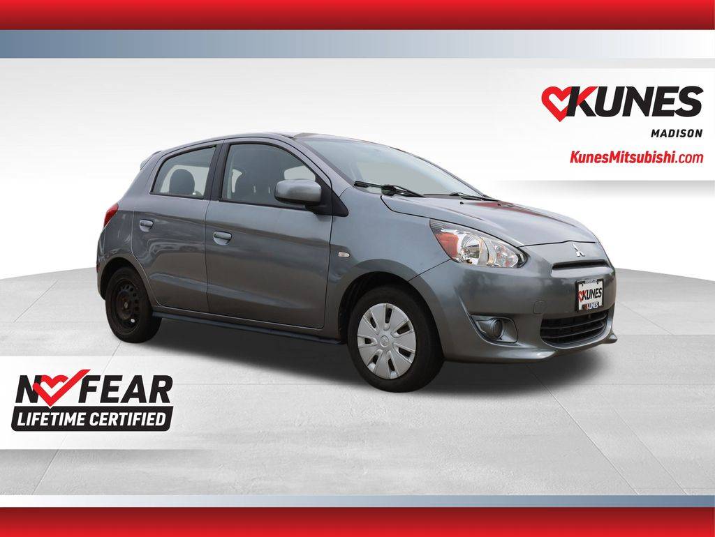 2015 Mitsubishi Mirage DE — Hatchback — 77,263 mi — Madison, WI