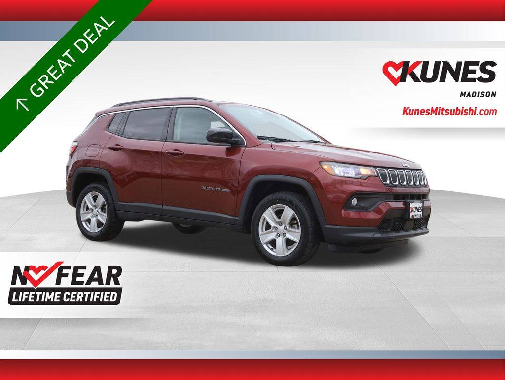 2022 Jeep Compass Latitude — SUV — 52,488 mi — Madison, WI