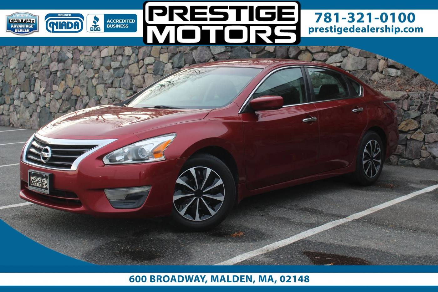 2014 Nissan Altima 2.5 S — Sedan — 109,250 mi — Malden, MA