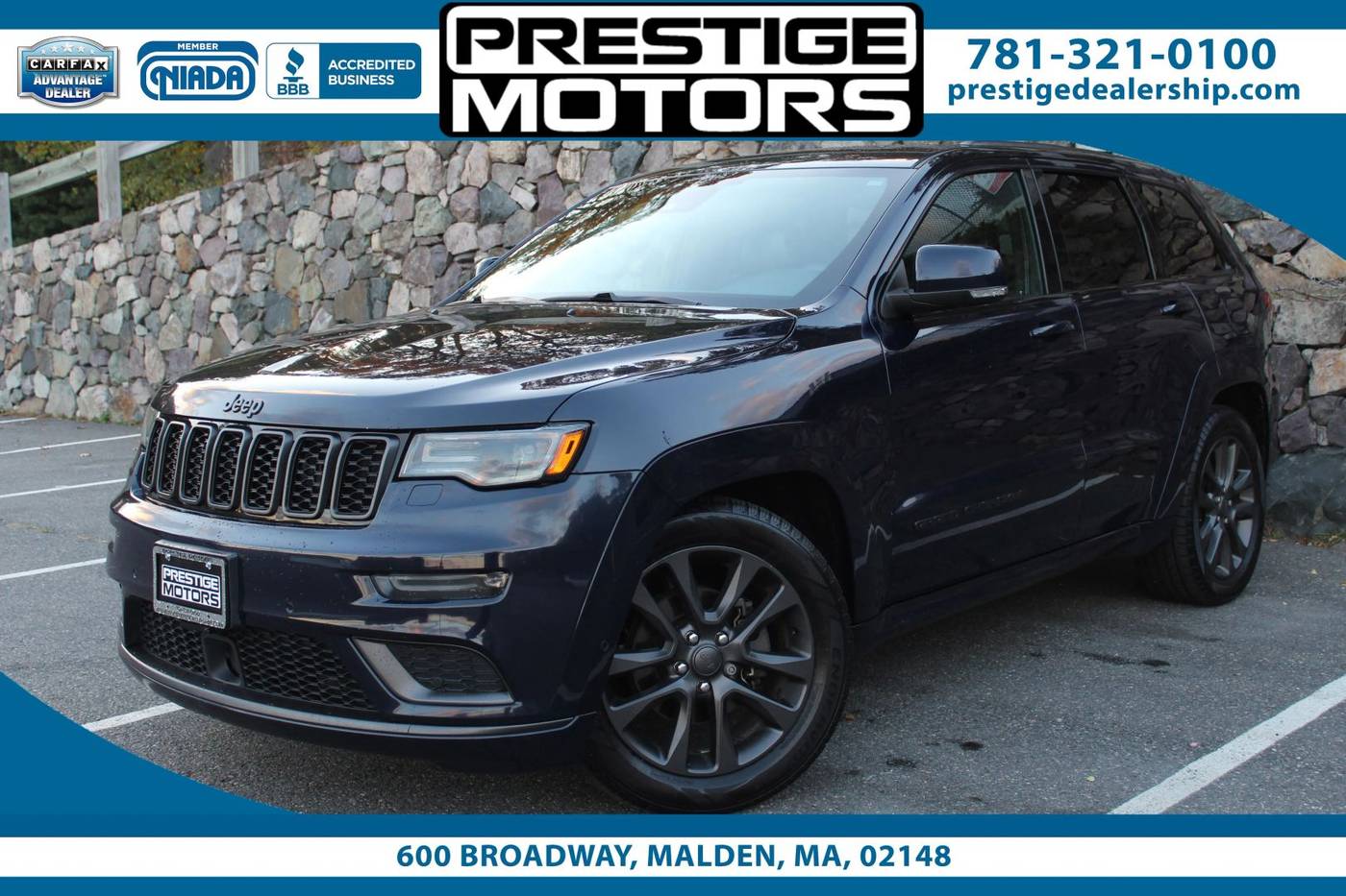 2018 Jeep Grand Cherokee High Altitude — SUV — 115,675 mi — Malden, MA
