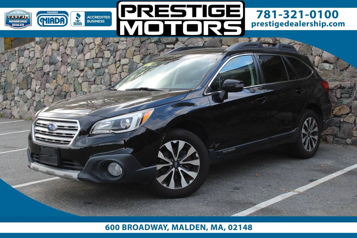 2016 Subaru Outback 2.5i Limited — SUV — 101,763 mi — Malden, MA