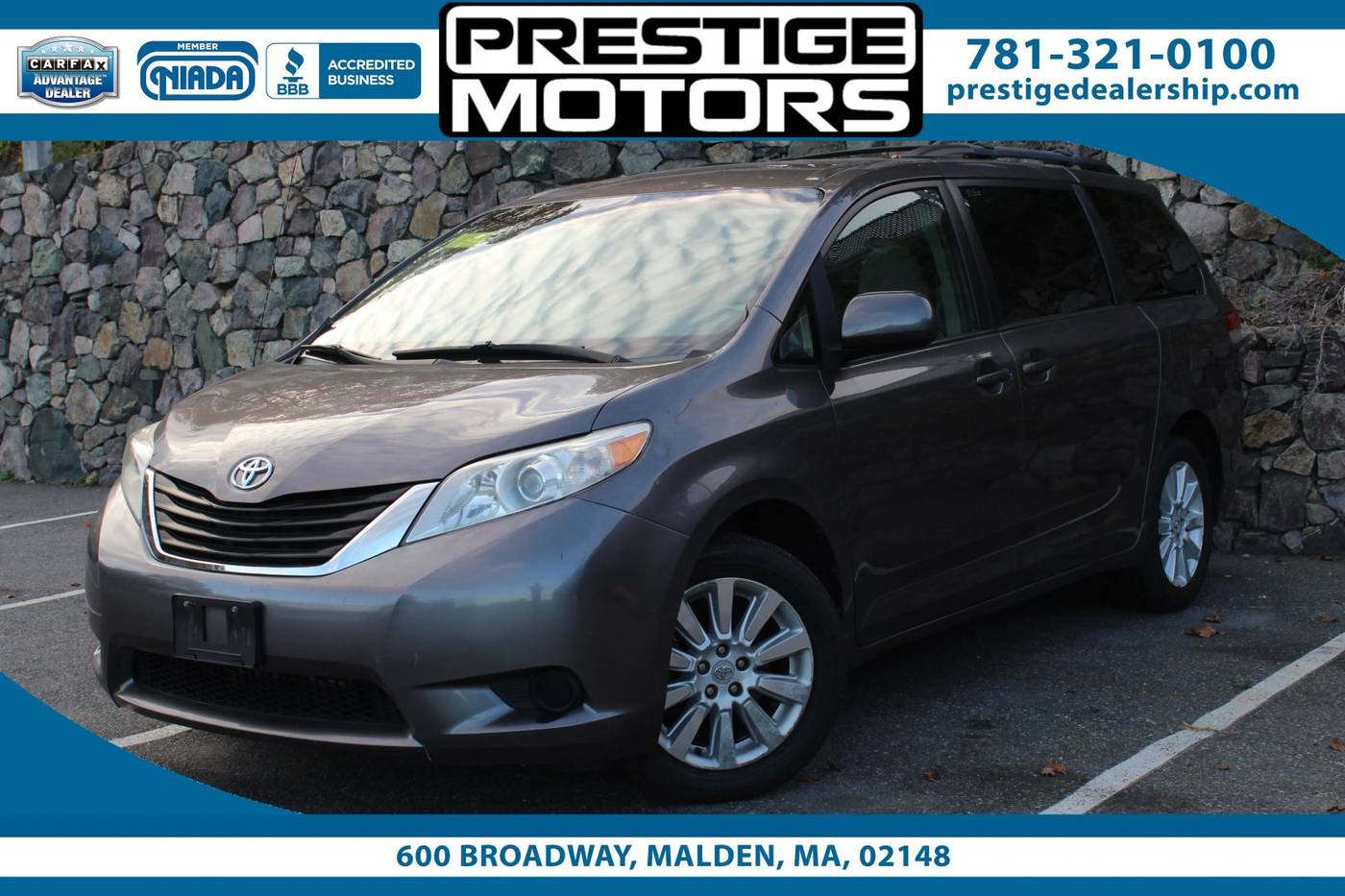 2011 Toyota Sienna LE — Minivan — 112,191 mi — Malden, MA