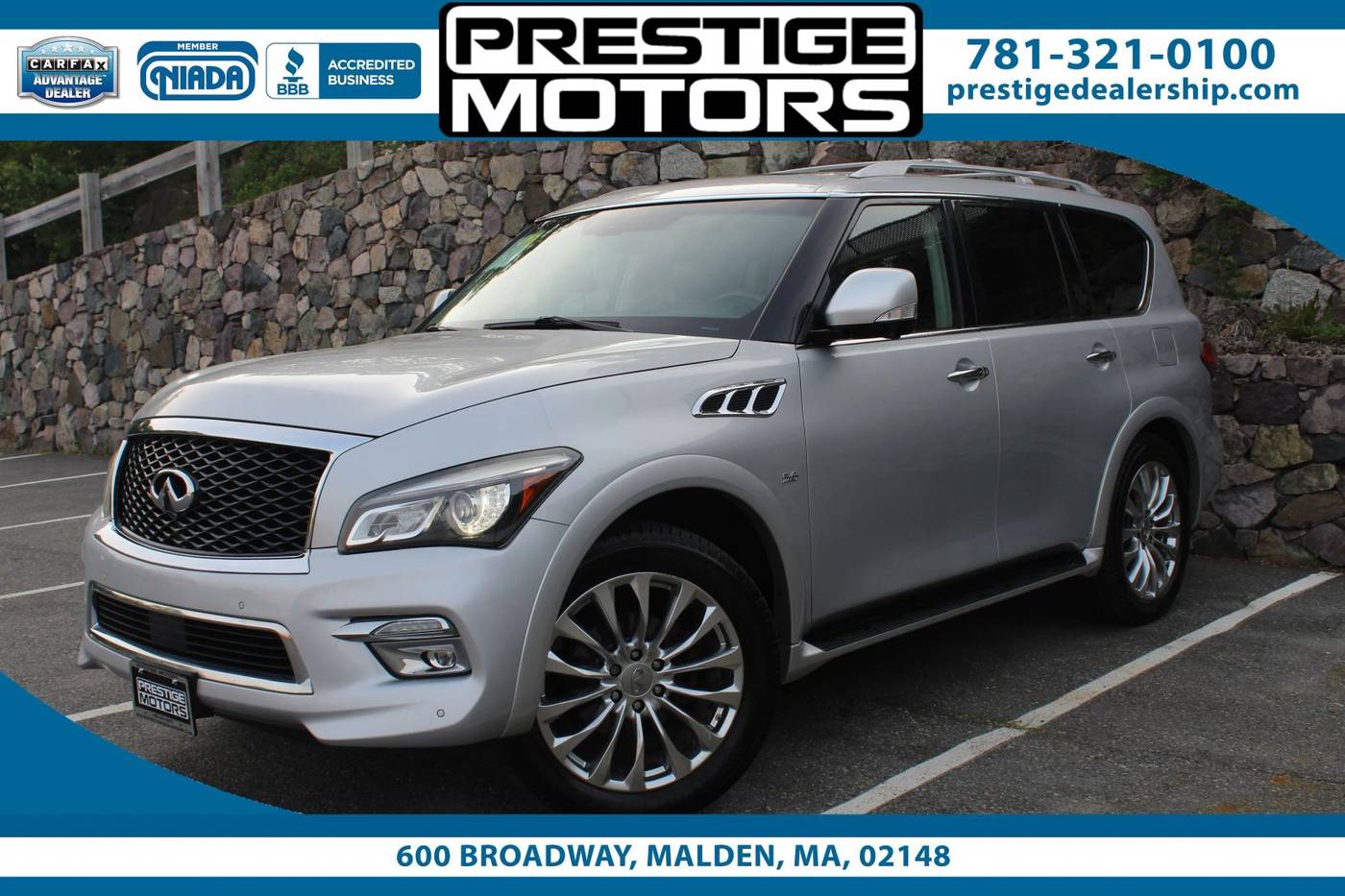 2015 INFINITI QX80 Standard — SUV — 97,400 mi — Malden, MA