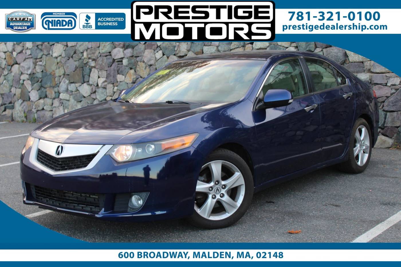 2009 Acura TSX Base — Sedan — 104,838 mi — Malden, MA