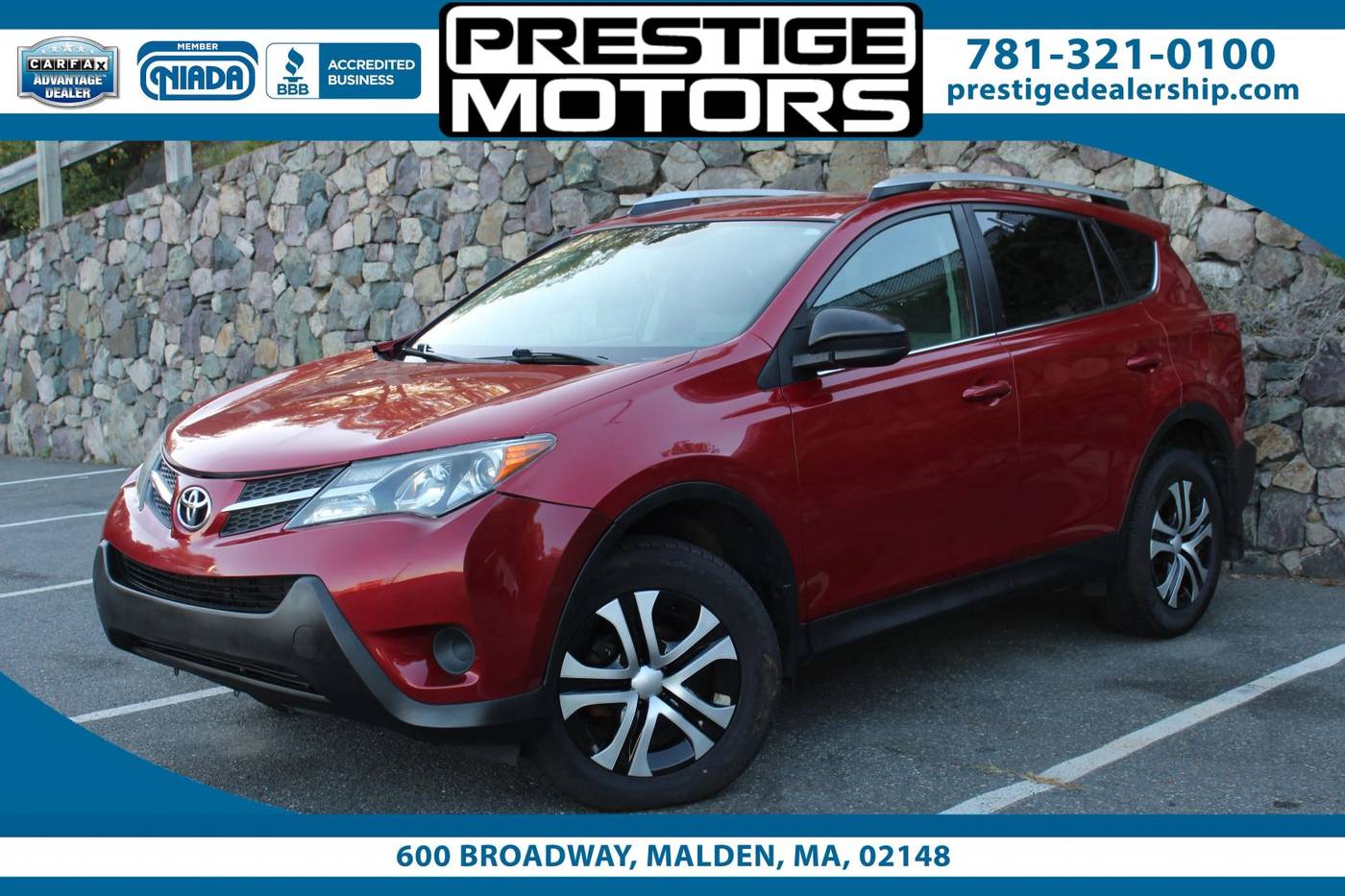 2013 Toyota RAV4 LE — SUV — 213,566 mi — Malden, MA