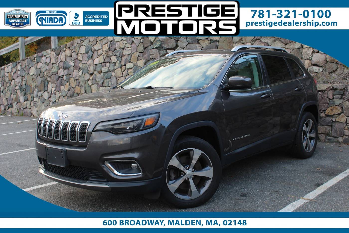 2019 Jeep Cherokee Limited — SUV — 126,381 mi — Malden, MA