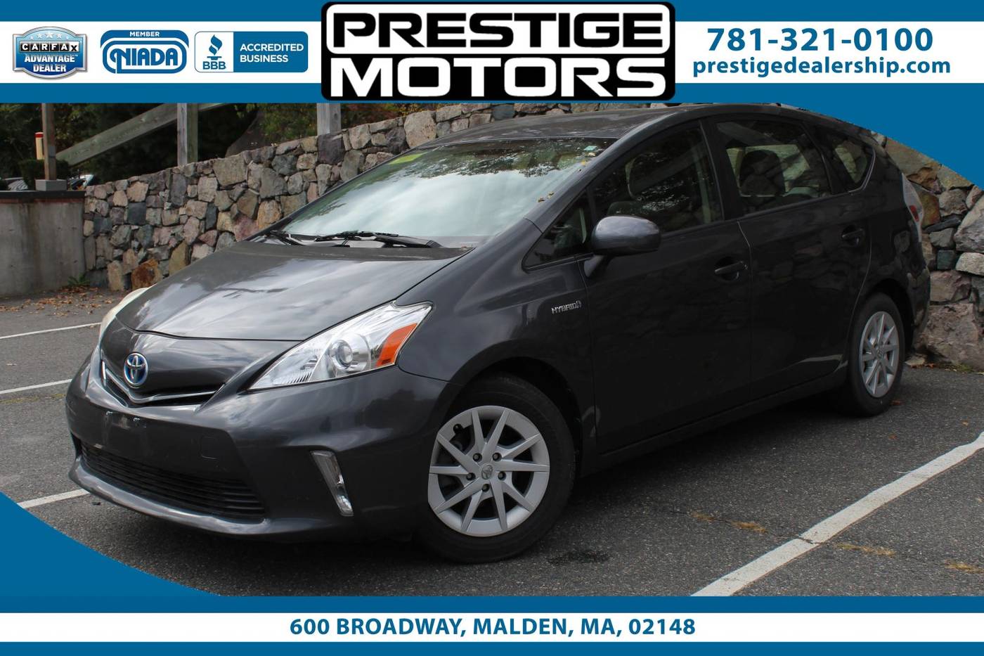 2012 Toyota Prius v Two — Wagon — 80,466 mi — Malden, MA