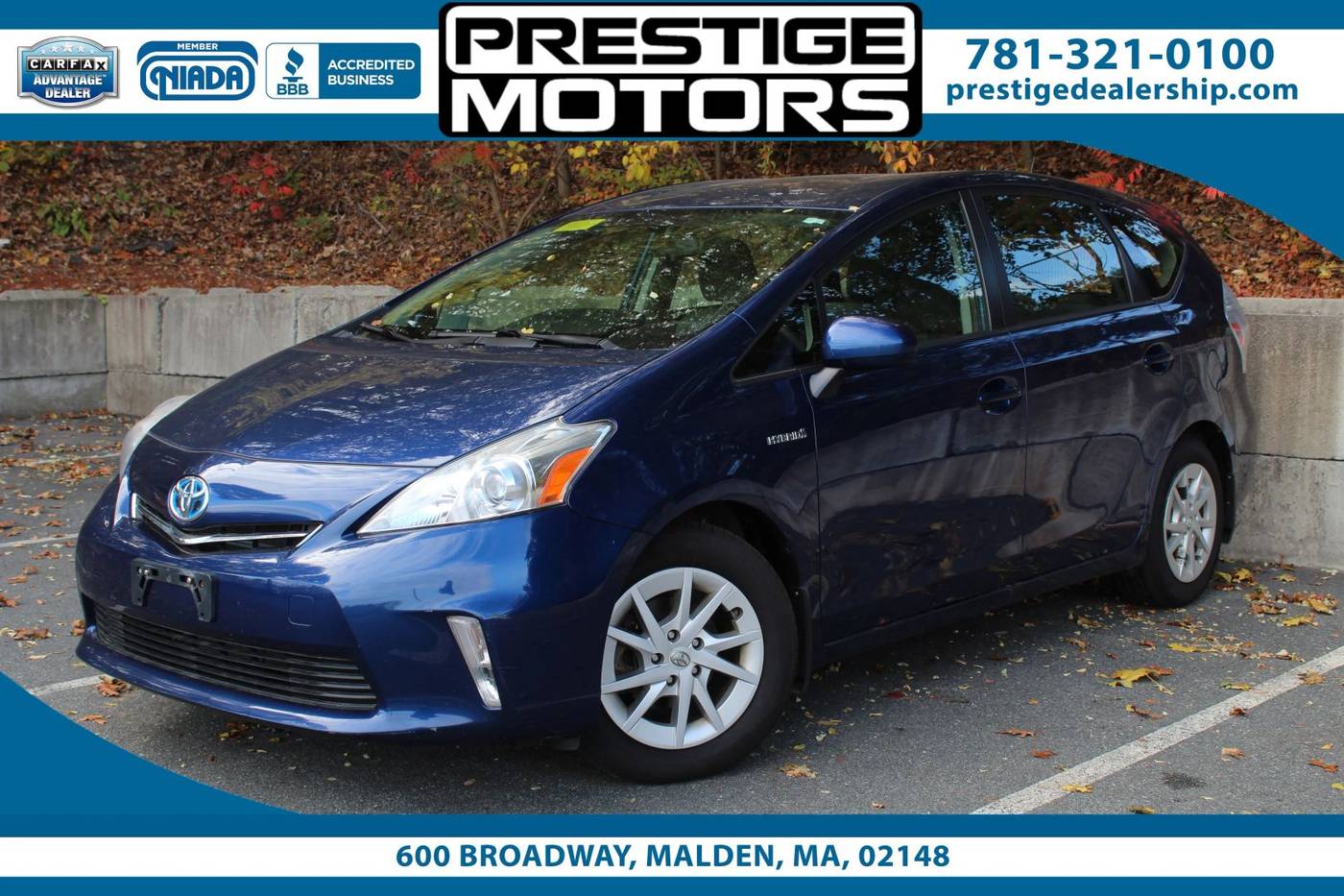 2012 Toyota Prius v Two — Wagon — 103,397 mi — Malden, MA