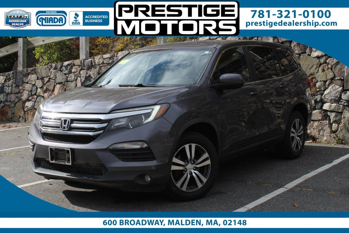 2016 Honda Pilot EX-L — SUV — 158,096 mi — Malden, MA