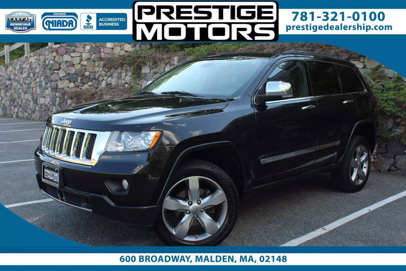 2012 Jeep Grand Cherokee Overland — SUV — 95,180 mi — Malden, MA