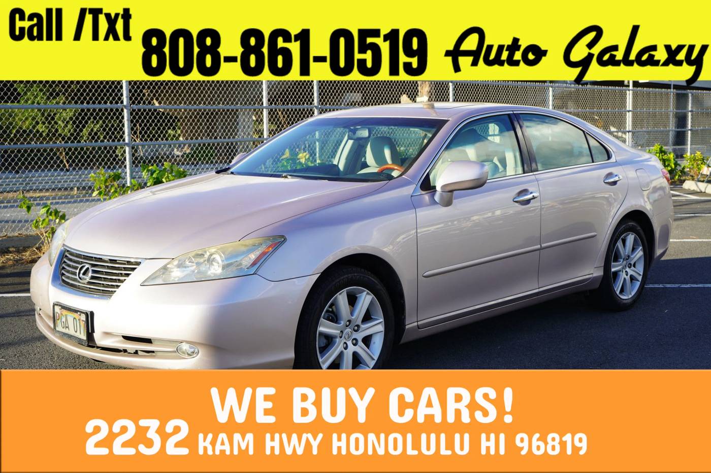 2007 Lexus ES ES 350 — Sedan — 105,623 mi — Honolulu, HI