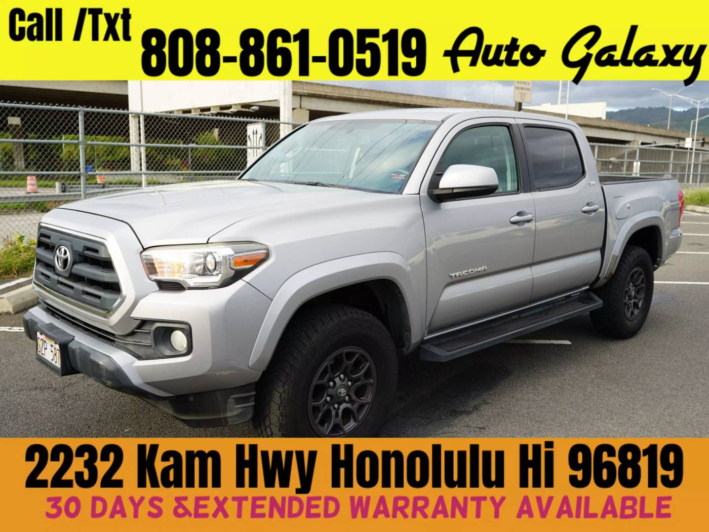 2017 Toyota Tacoma SR5 — Pickup Truck — 53,338 mi — Honolulu, HI