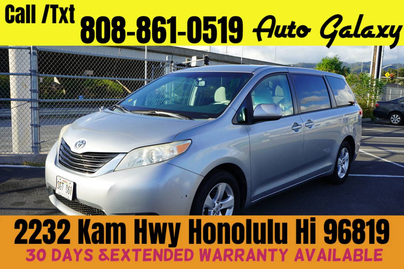 2014 Toyota Sienna LE — Minivan — 92,904 mi — Honolulu, HI