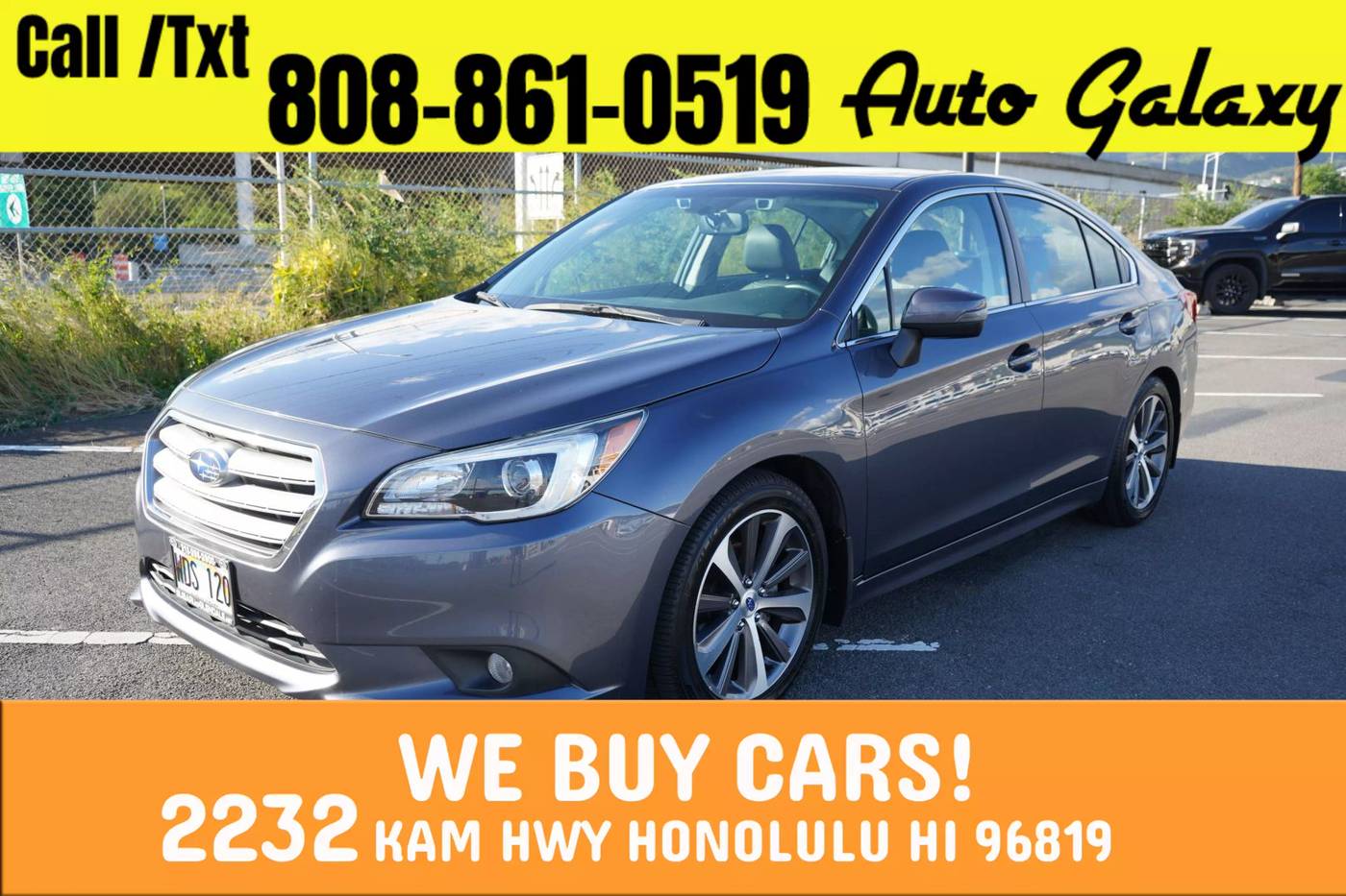 2016 Subaru Legacy 2.5i Limited — Sedan — 86,016 mi — Honolulu, HI