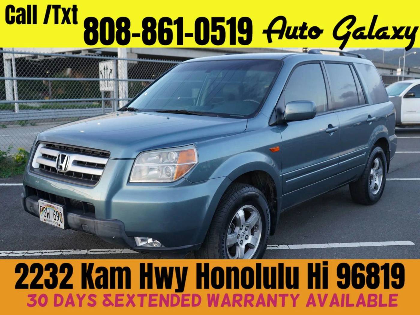 2008 Honda Pilot EX-L — SUV — 77,968 mi — Honolulu, HI