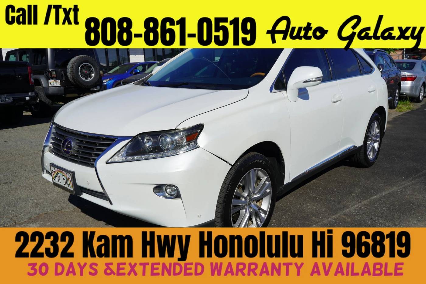 2015 Lexus RX RX 450h — SUV — 92,890 mi — Honolulu, HI