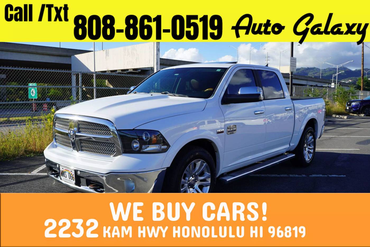 2014 Ram 1500 Longhorn — Pickup Truck — 142,678 mi — Honolulu, HI