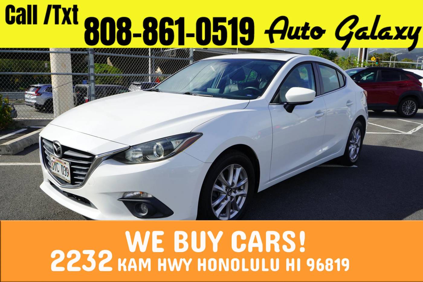 2016 Mazda Mazda3 i Grand Touring — Sedan — 85,019 mi — Honolulu, HI
