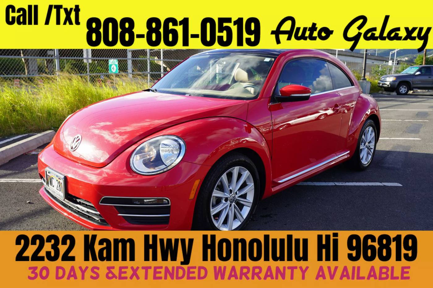 2019 Volkswagen Beetle SE — Coupe — 80,602 mi — Honolulu, HI