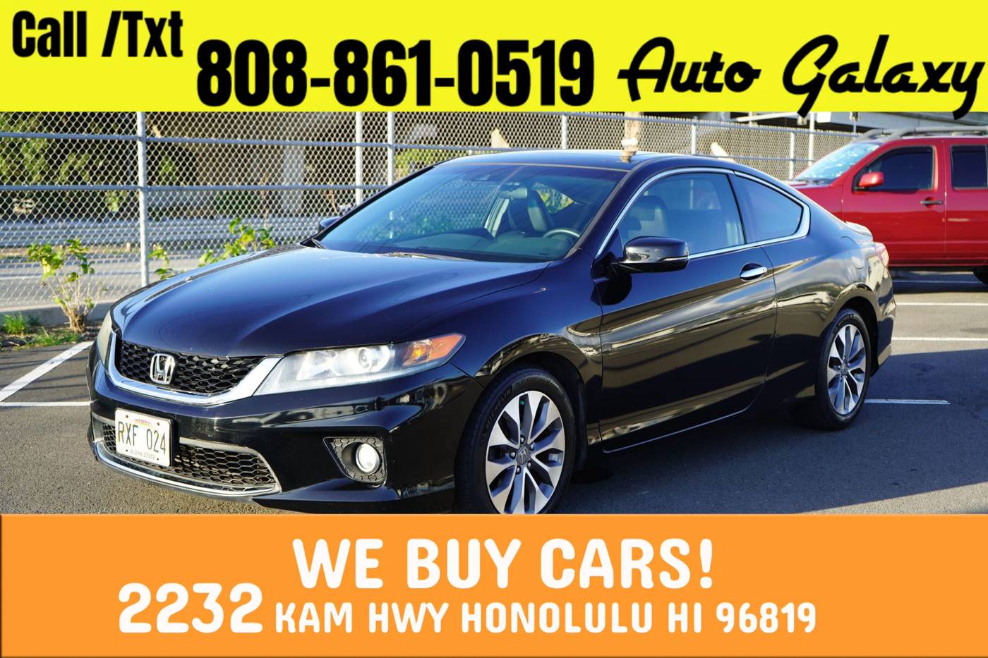 2013 Honda Accord EX-L — Coupe — 109,312 mi — Honolulu, HI