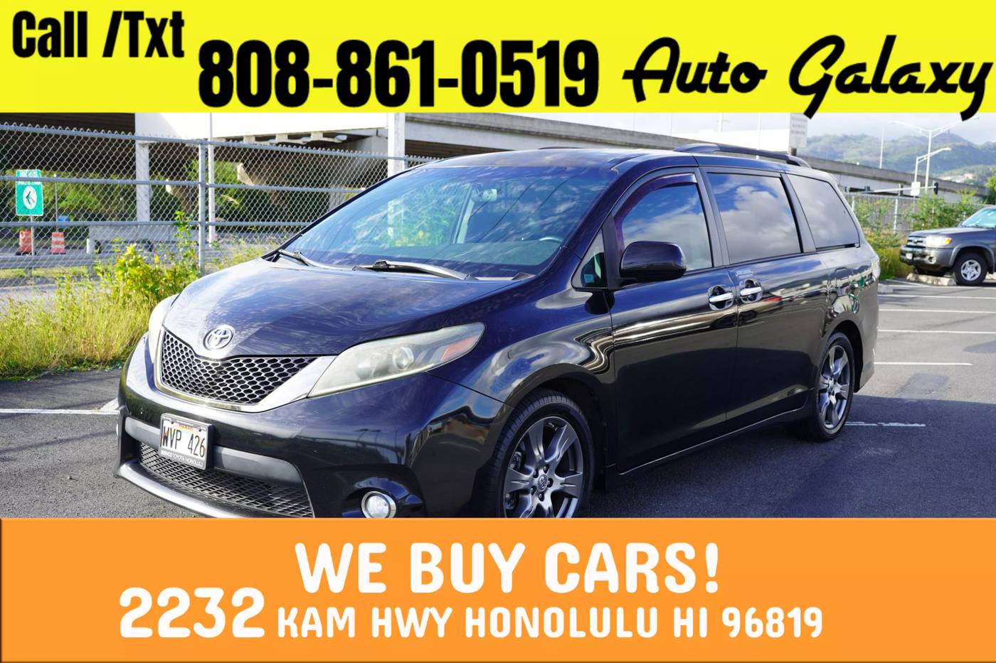 2017 Toyota Sienna SE — Minivan — 139,394 mi — Honolulu, HI