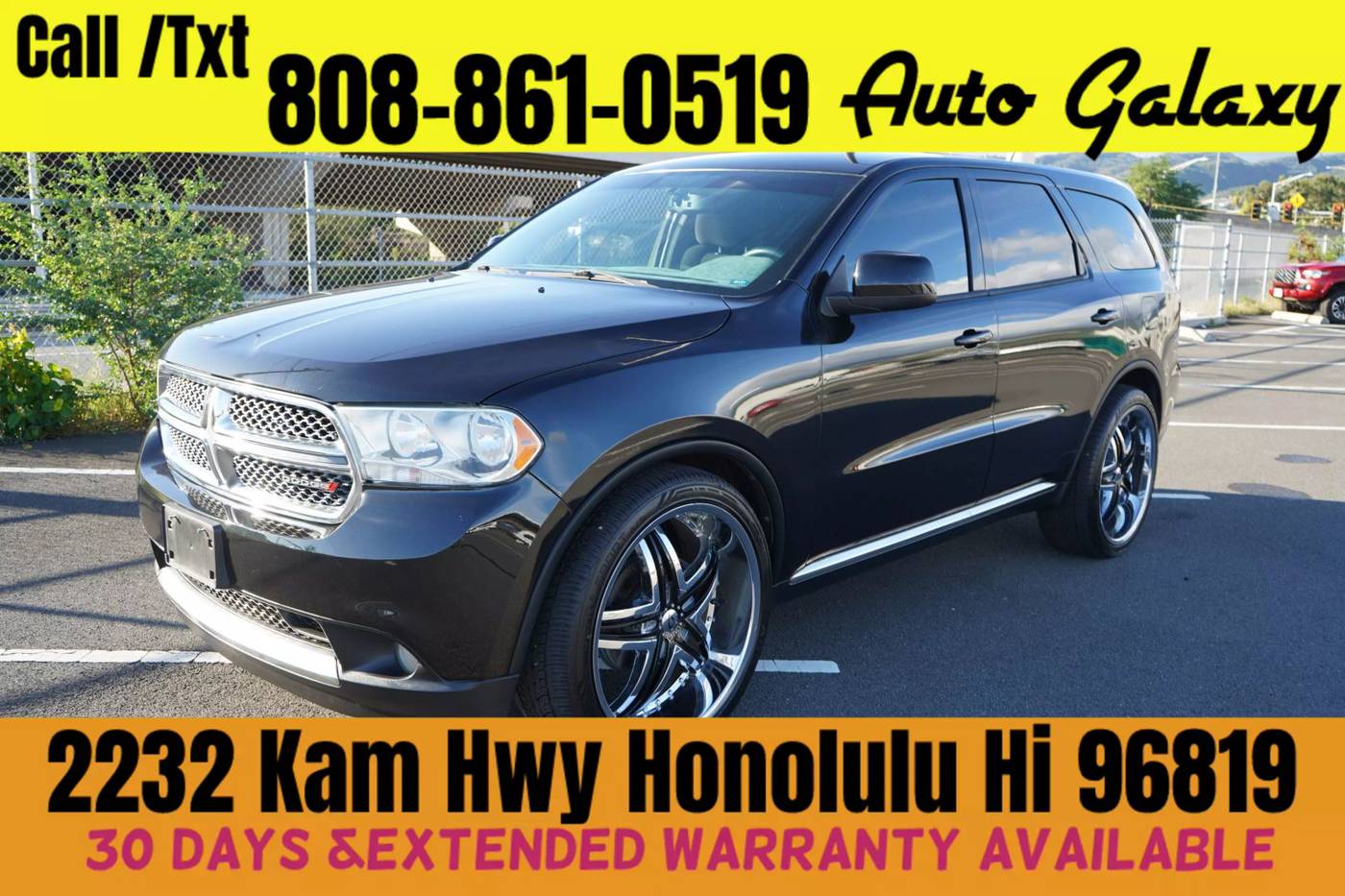 2013 Dodge Durango SXT — SUV — 84,466 mi — Honolulu, HI