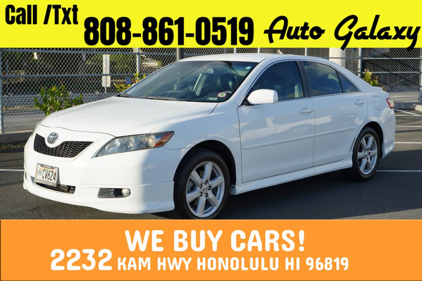 2007 Toyota Camry SE V6 — Sedan — 157,603 mi — Honolulu, HI