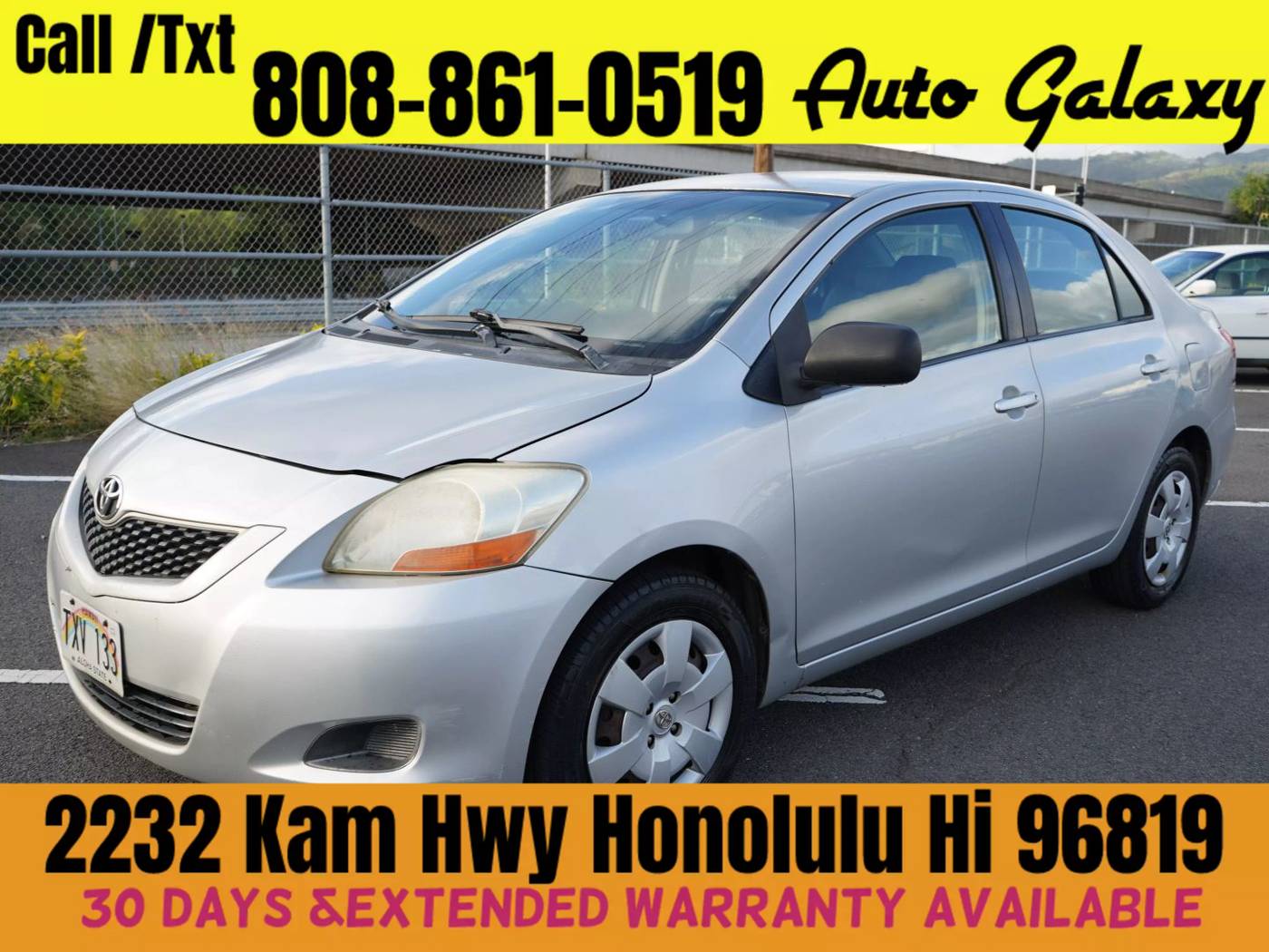 2010 Toyota Yaris Base — Sedan — 142,857 mi — Honolulu, HI