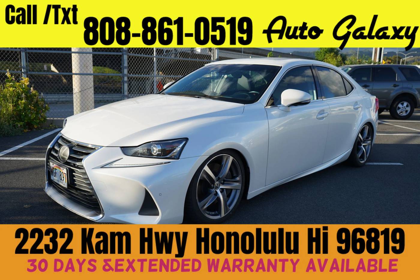2018 Lexus IS IS 300 — Sedan — 80,517 mi — Honolulu, HI
