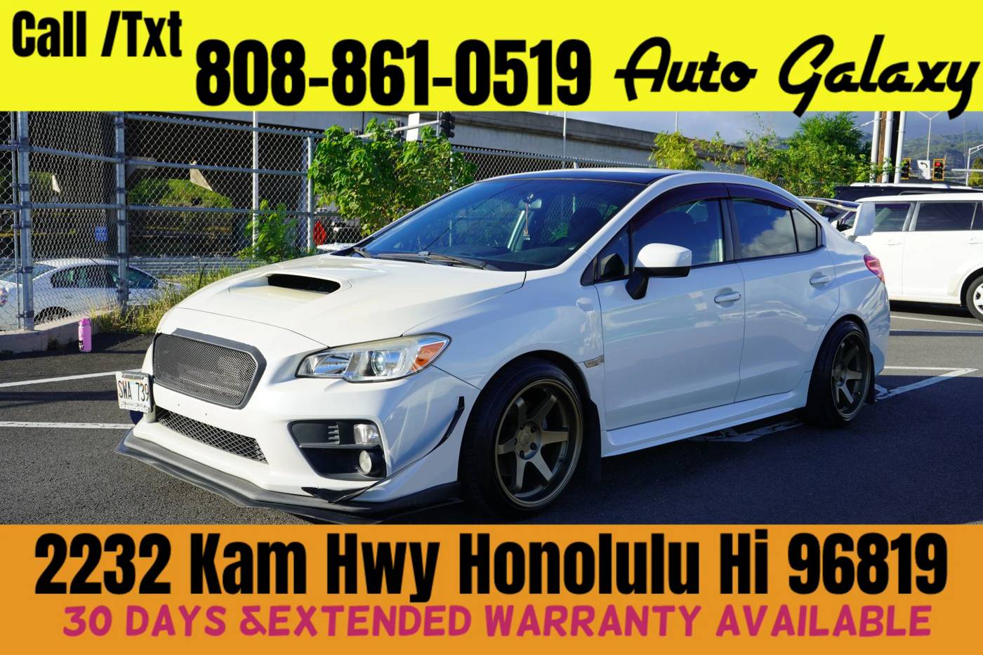 2016 Subaru WRX Premium — Sedan — 48,405 mi — Honolulu, HI