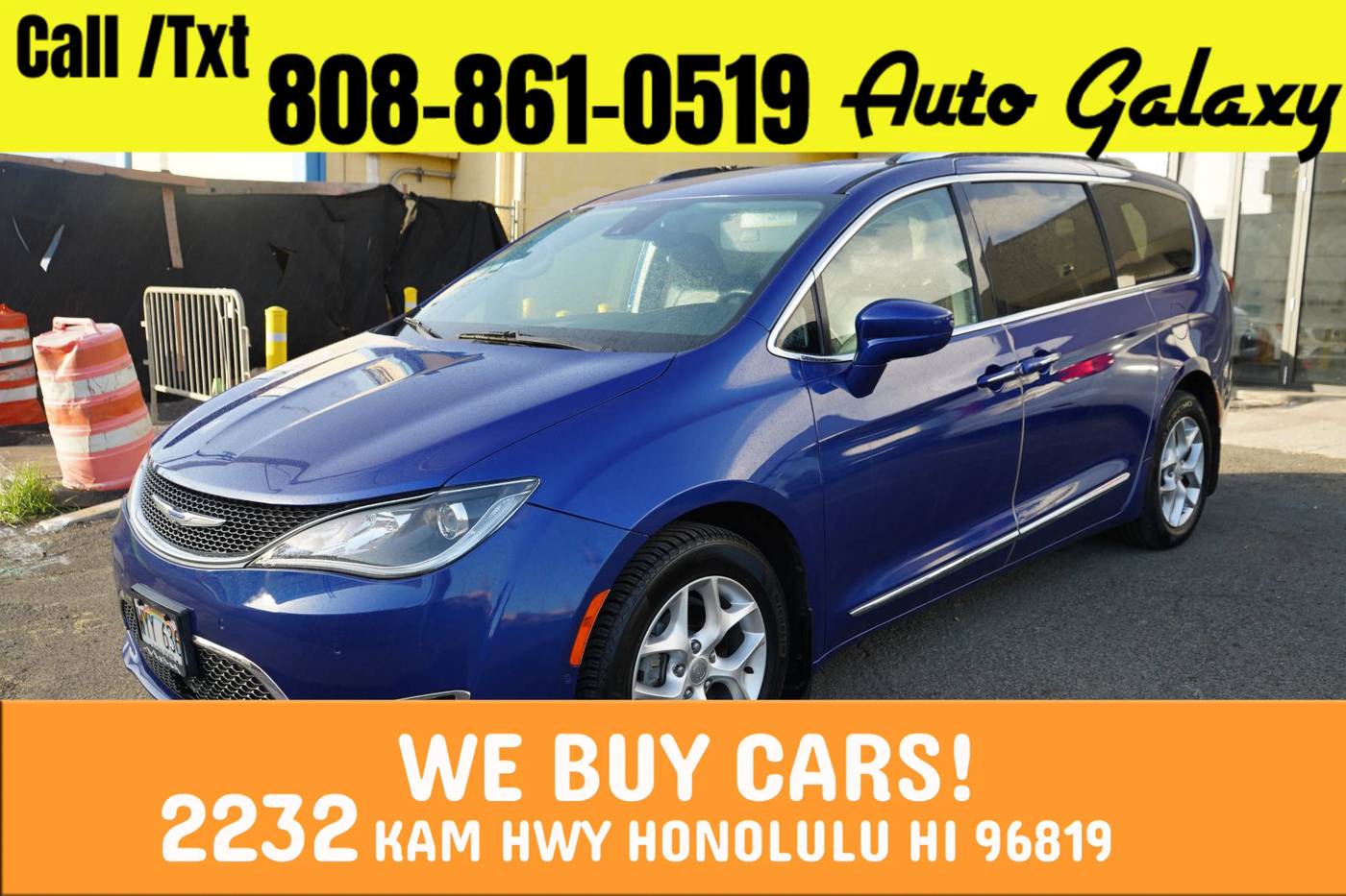 2019 Chrysler Pacifica Touring L Plus — Minivan — 52,853 mi — Honolulu, HI