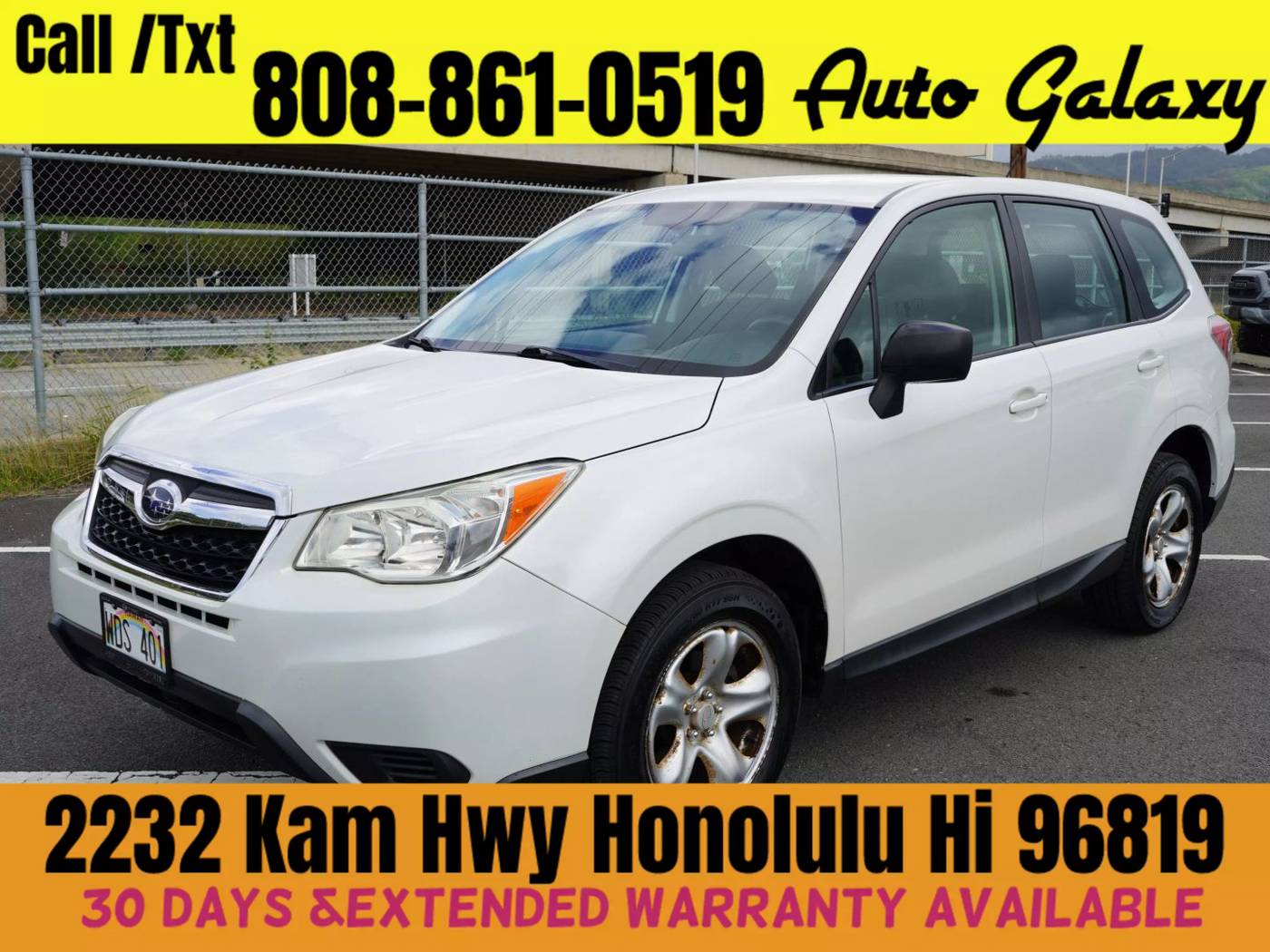 2014 Subaru Forester 2.5i — SUV — 44,659 mi — Honolulu, HI