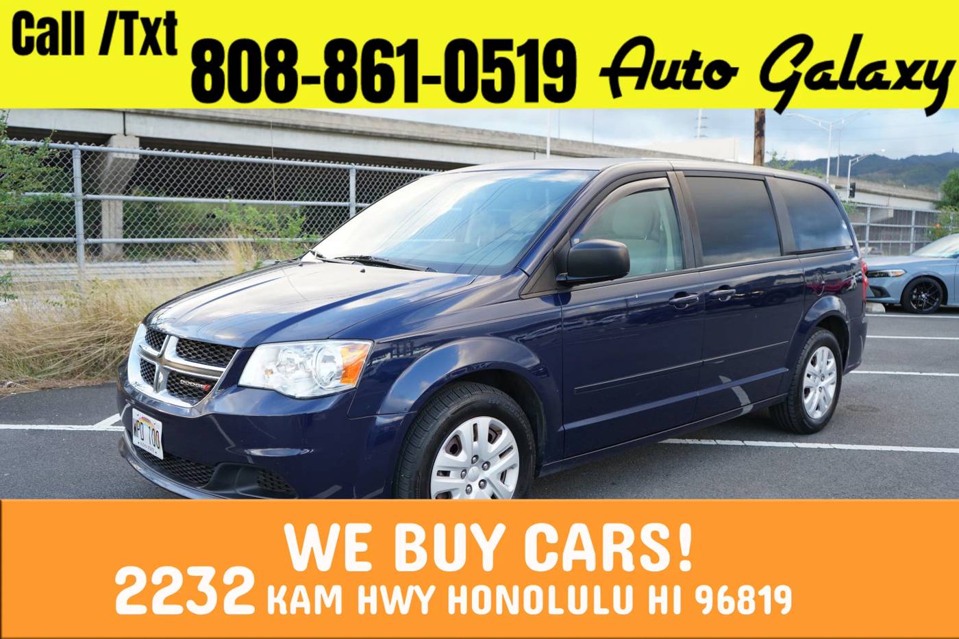 2015 Dodge Grand Caravan SE — Minivan — 81,661 mi — Honolulu, HI