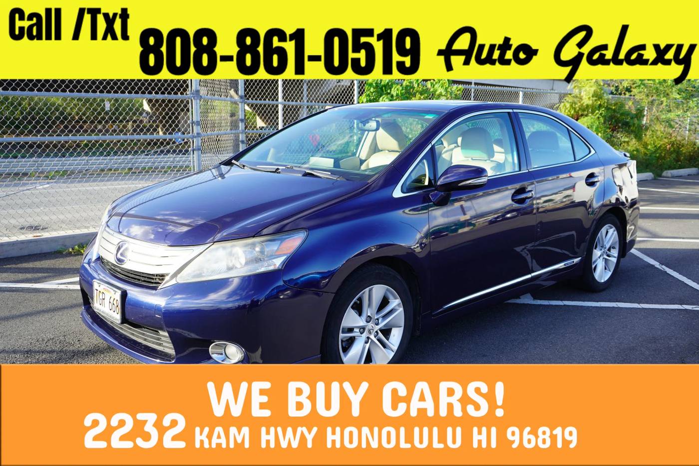 2011 Lexus HS HS 250h — Sedan — 111,588 mi — Honolulu, HI
