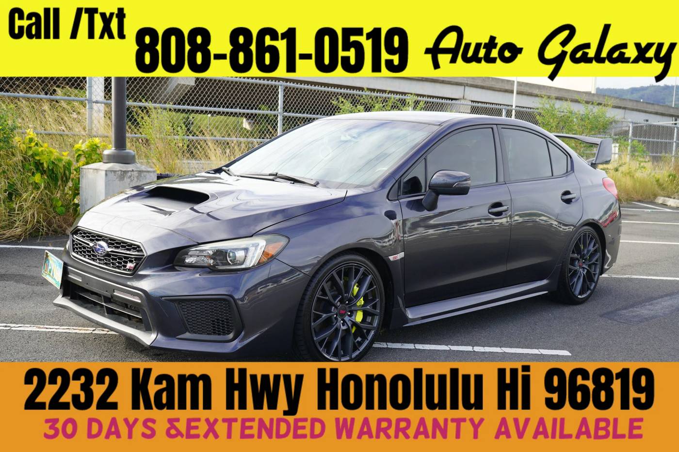 2018 Subaru WRX STI Limited — Sedan — 40,961 mi — Honolulu, HI
