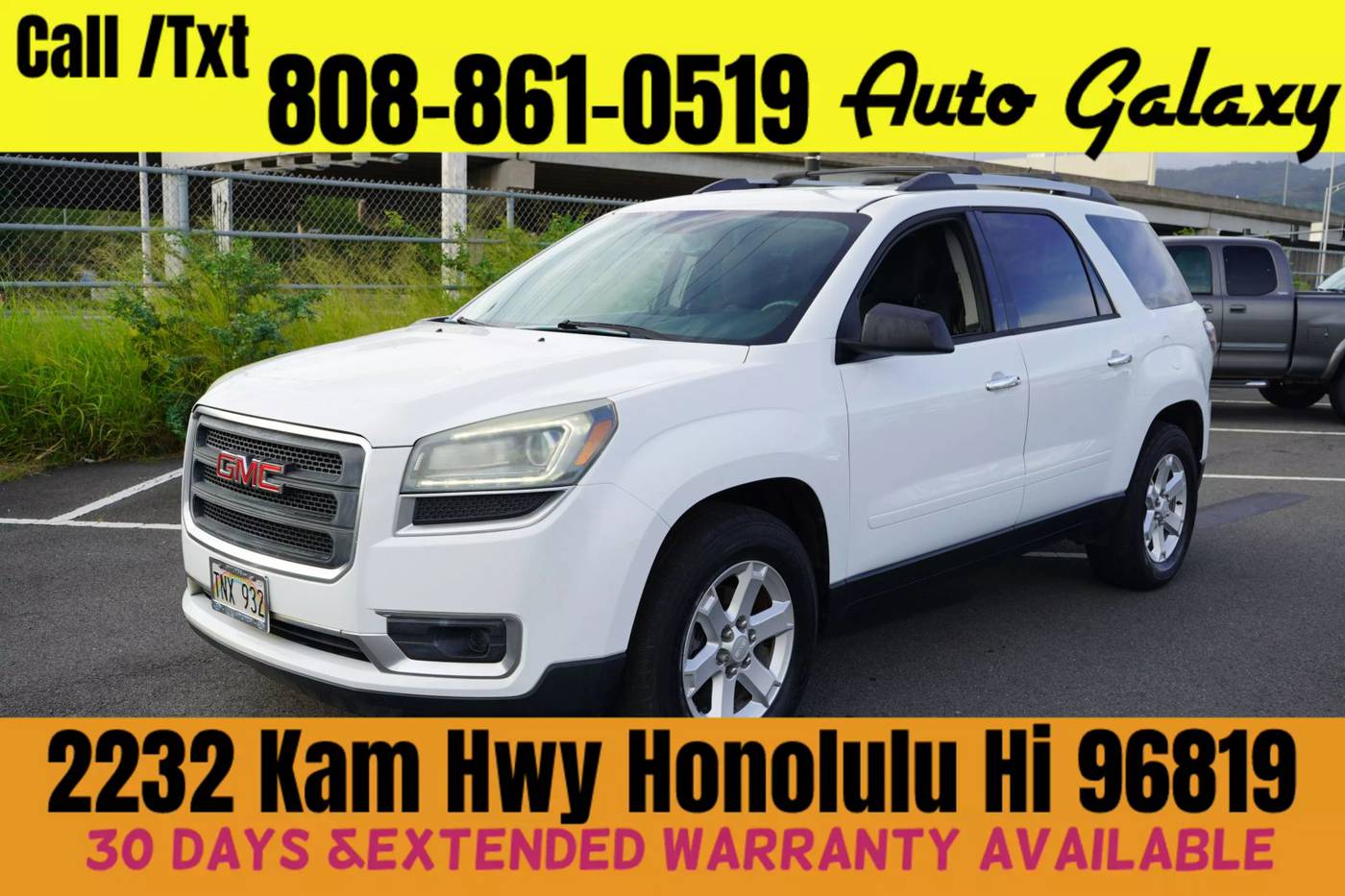 2016 GMC Acadia SLE — SUV — 75,032 mi — Honolulu, HI