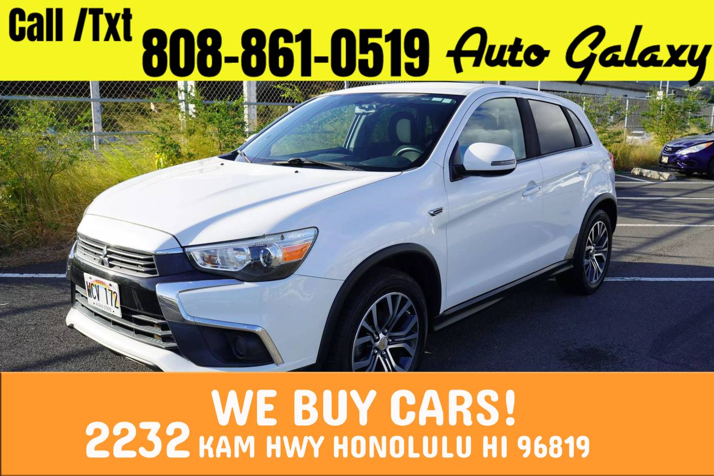 2016 Mitsubishi Outlander Sport ES — SUV — 78,938 mi — Honolulu, HI