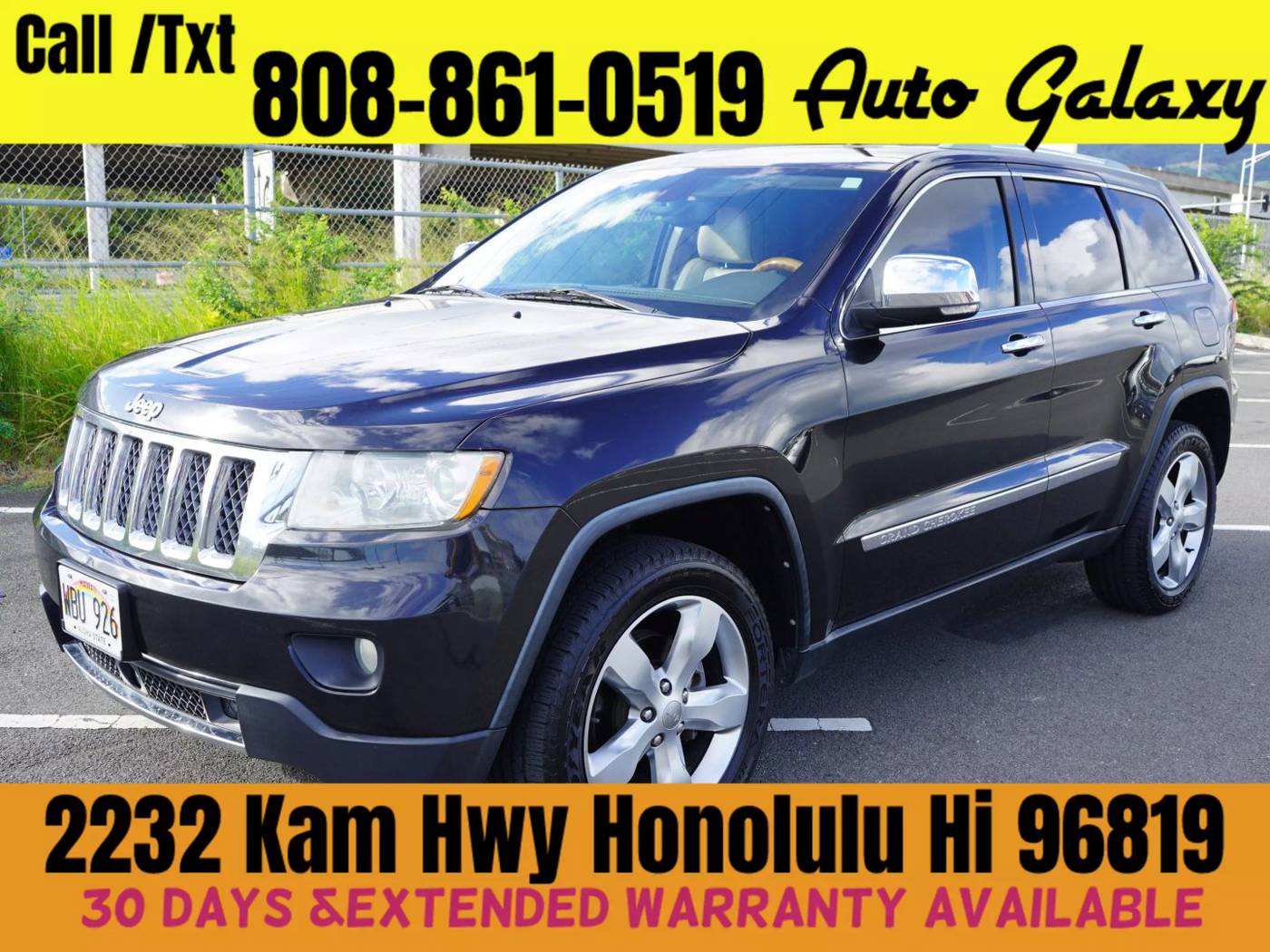 2012 Jeep Grand Cherokee Overland — SUV — 131,918 mi — Honolulu, HI